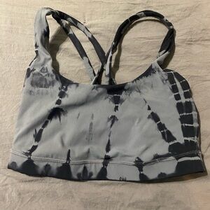 Tie dye sports bra